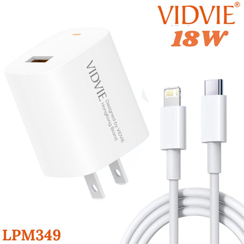 Cargador Para Iphone Vidvie 18w Plm349